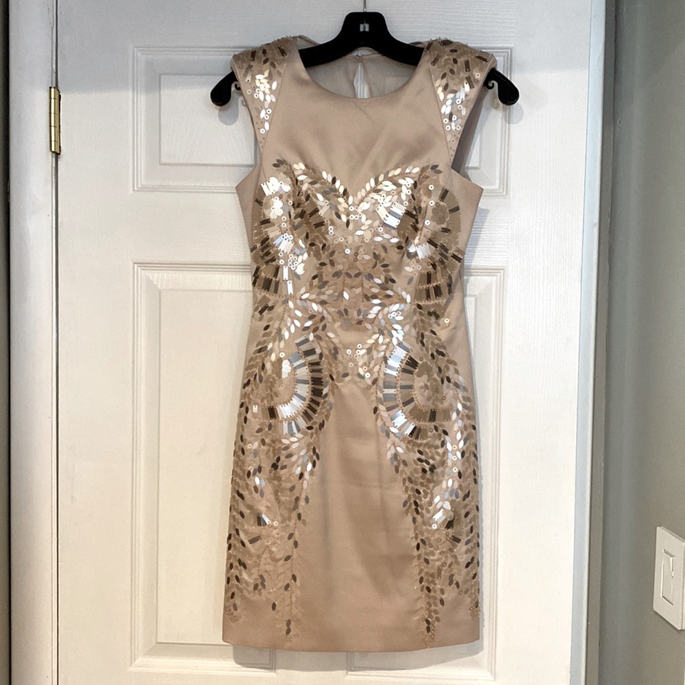 Karen Millen champagne cocktail dress